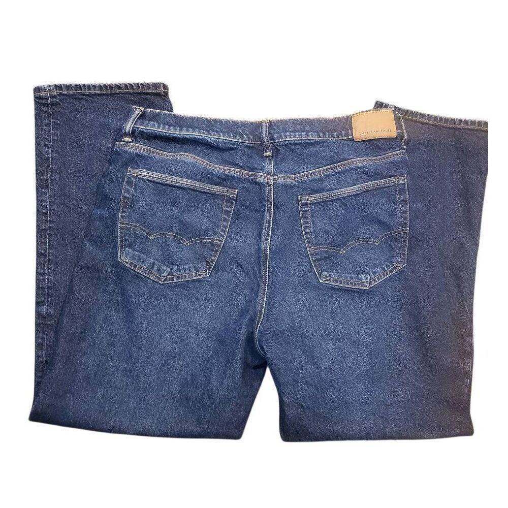 American Eagle Jeans Men's 36 x 32 Blue Easyflex Loose Lyocell Dark Wash - Picture 3 of 6